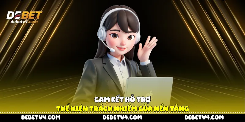 Cam kết hỗ trợ thể hiện trách nhiệm của nền tảng