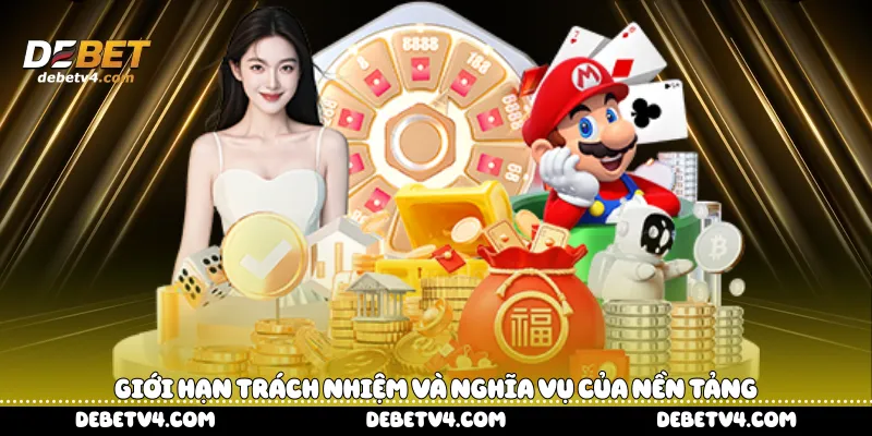 Giới hạn trách nhiệm và nghĩa vụ của nền tảng