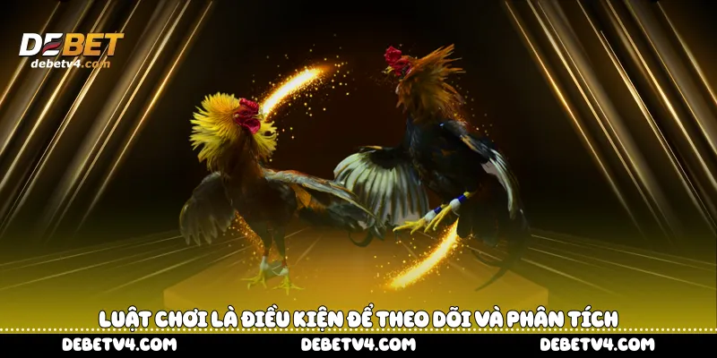 luật chơi là điều kiện để theo dõi và phân tích